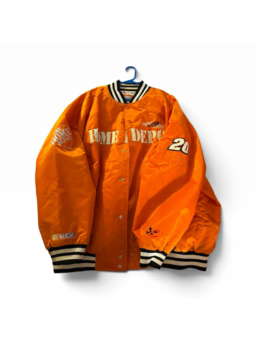 Chase Authentics Tony Stewart NASCAR Home Depot Snap Front Jacket 2XL
